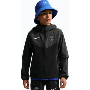 Nike Детско футболно яке Nike Paris Saint-Germain Tech Full Zip black/anthracite/white