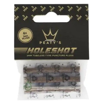 sada knôtov Peaty's Holeshot 6 ks, 3 mm