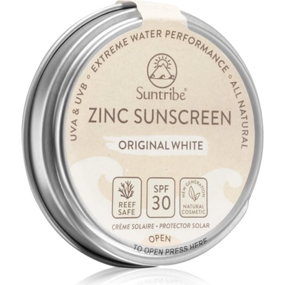 Suntribe Zinc Sunscreen минерален защитен крем за лице и тяло SPF 50 Original White 45 гр