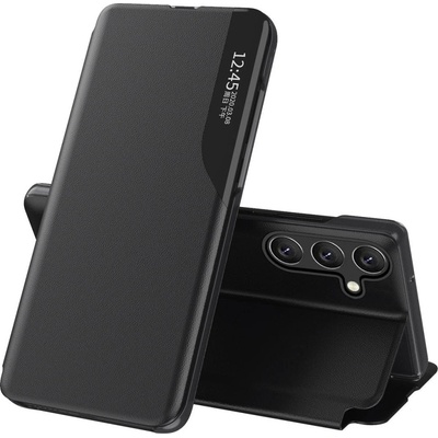HQWear Калъф HQWear Eco Leather View Case за Samsung Galaxy A24 4G, черен (9145576275719)