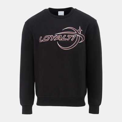 Loyalti Блуза Loyalti Galaxy Crewneck Sweatshirt Men - Black