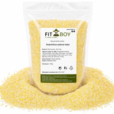 Fitboy Kukuřično-rýžová kaše 1 kg