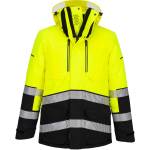 Portwest hi-vis ev4 ev401 expedition / Светлоотразителна водоустойчива еластична парка - hv жълта s (ev401ybrs)