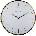 NeXtime Стенен часовник Glamour бял и златен (3235WI)