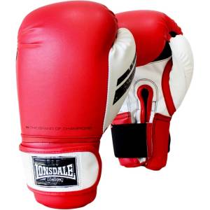 Lonsdale Боксови ръкавици Lonsdale Cruiser Training Glove - Red/White