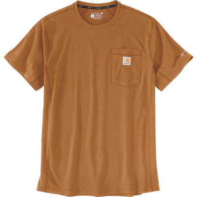 Carhartt Мъжка тениска Carhartt Force Pocket S/S T-Shirt - Carhartt Brown - размер XXL (216-5775-0915)
