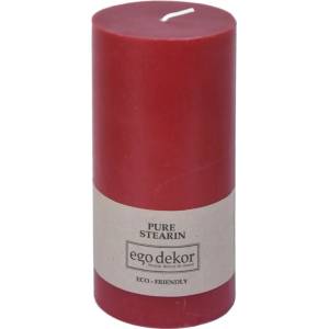 Ego dekor Червена приятелска свещ, време на горене 50 h Eco - Eco candles by Ego dekor (ZBC-3771054)