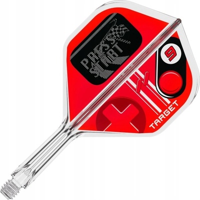 Shafty target darts PRESS START Standard No2 Short 3 ks
