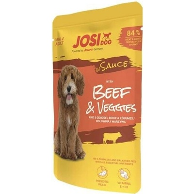 JosiDog pamlsok Dog Beef&Veggies in Sauce 100 g