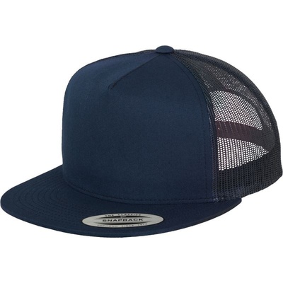 FLEXFIT 5 panelová klasická trucker Modrá námořní