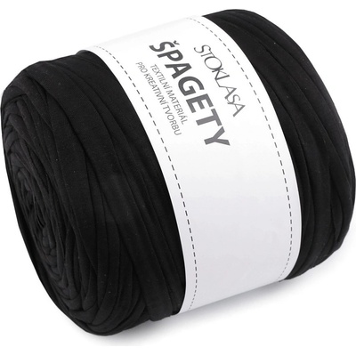 Prima-obchod Špagety / příze 550 g, barva 20 černá různé odstíny