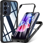 Techsuit Калъф за Samsung Galaxy A16 4G / A16 5G / A17 5G - ColorVerse 360 Series + Screen Protector - Черен