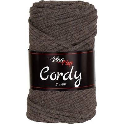 Příze Cordy 3mm 8224 šedohnědá
