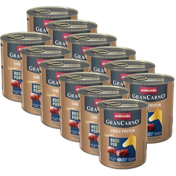 Animonda GranCarno Single Protein - конско 12 x 800г