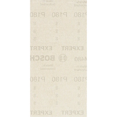 10x Brusná mřížka na barvu na dřevu a tvrdé dřevo pro vibrační brusky Bosch EXPERT M480 - 93x186mm, hr.180 (2608900747)