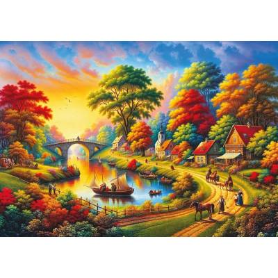 Art Puzzle - Puzzle Riverside Festival - 1 500 piese
