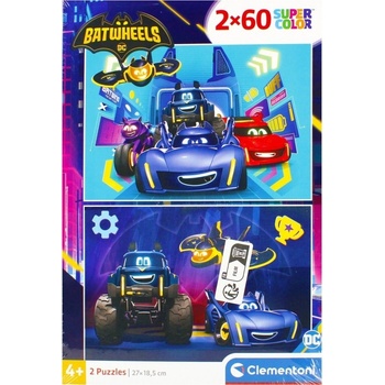 Clementoni Supercolor Batwheels Пъзел 60 броя Комикс (GXP-910406) (GXP-910406)