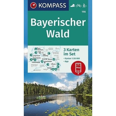 Kompass Karte Bayerischer Wald 3 Bl.