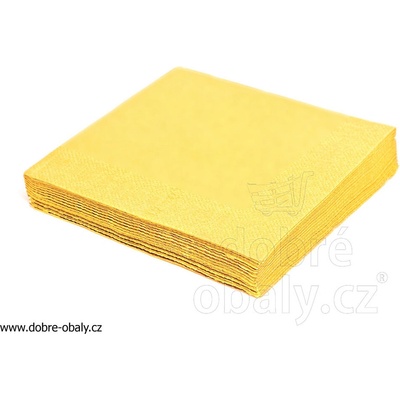 Wimex ubrousky 3V žluté 20ks 33x33cm – Zboží Dáma