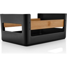 Kuchyňský organizér NORDIC KITCHEN 27 x 19 cm, černá, plast/bambus, Eva Solo