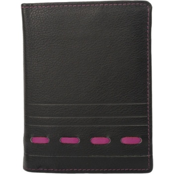 Image 1 of Delis Мъжки портфейл, Raviv PT1370, естествена кожа, черен/рагонов цвят (PT1370)