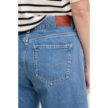 Pepe Jeans Дънков къс панталон Pepe Jeans BERMUDA SHORT HW в синьо с изчистен дизайн с висока талия PL801189ND3 (PL801189ND3)