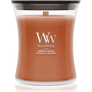 WoodWick Pumpkin Praline ароматна свещ с дървен фитил 275 гр