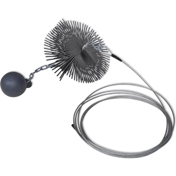 Image 1 of vidaXL Кръгла четка за почистване на комин, диаметър 20 см (141272)