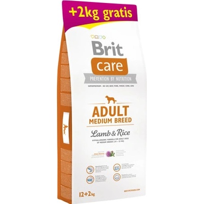 Brit Care Adult Medium Breed Lamb & Rice 14 kg