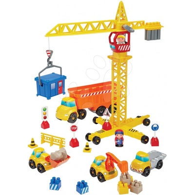 Écoiffier 2999 Abrick Stavbári so žeriavom Publics Works Crane