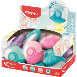 Maped Дисплей за ластик, MAPED "Zenoa Plus", пастелни цветове 123211 (123211)