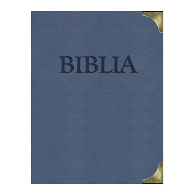 Biblia s kovovými rožkami