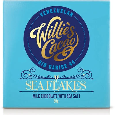 Willie's mléčná Venezuelan Rio Caribe s mořskou solí 44% 50 g