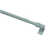 GARDINIA КОРНИЗ РАЗТЕГАЕМ ЗА ПРОЗОРЕЦ КАЛИФОРНИЯ gardinia 50-85см БЯЛ (4110)