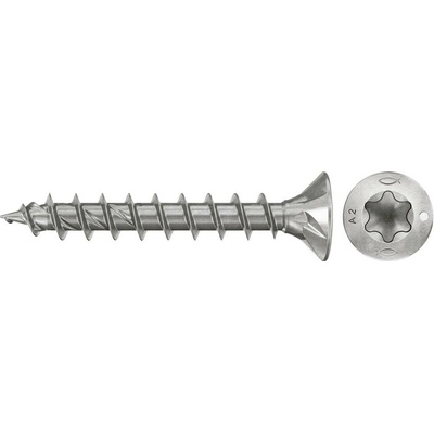 Fischer 574060 skrutky do drevotriesky 3.5 mm 30 mm TX Nerezová oceľ 200 ks