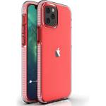 Apple Pокривало Spring clear TPU за Apple iPhone 12 Mini - Светлорозов KP8671