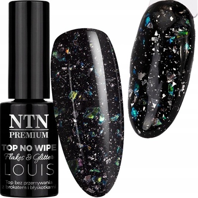 NTN Premium TOP No Wipe na hybridní lak Louis Shimmer s třpytkami