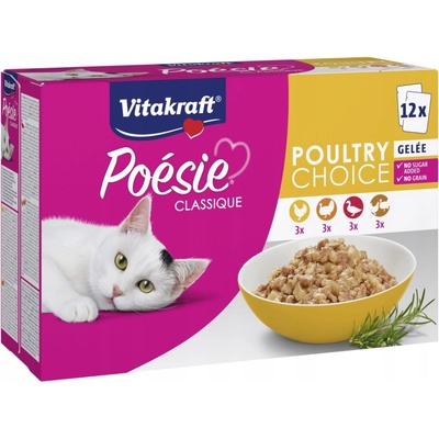 Vitakraft Cat Poésie Classique Gellée hydina 12 x 85 g