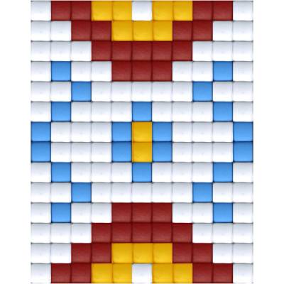 Bright Toys Мозайка с пиксели, Ключодържател - Българска народна шевица, Мотив 2 (bek002)