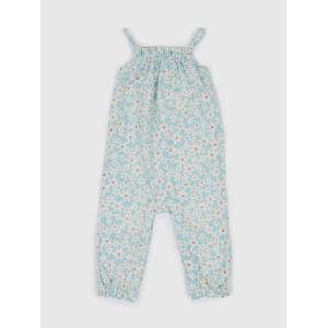 GAP Baby гащеризон с цветен принт от лен GAP GAP | Sin | Момичешки | 50-62