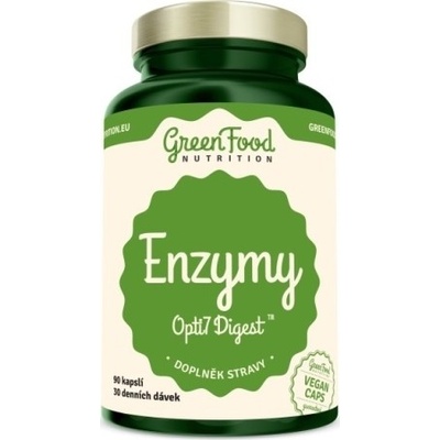 GreenFood Enzýmy Opti 7 Digest 90 kapsúl