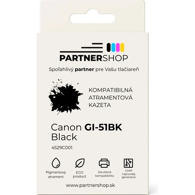 Atrament PartnerShop Canon GI-51BK - kompatibilný