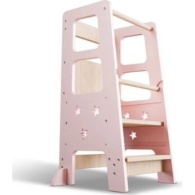 Juskys Dětská Učicí věž Henny růžová – Zboží Mobilmania