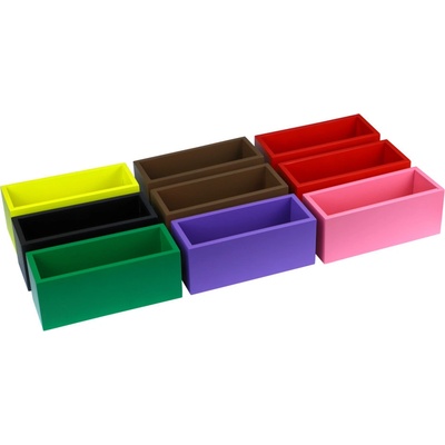 Montessori stojánky na karty s gramatickými symboly