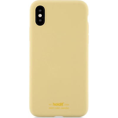 Holdit Калъф Holdit - Silicone, iPhone X/XS, жълт (7330985140587)
