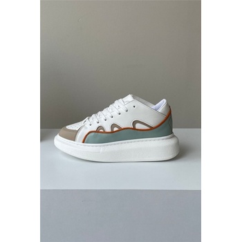 Base Дамски спортни обувки - Бяло-Зелени #324908 (324908_Бяло)