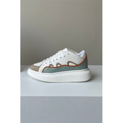 Base Дамски спортни обувки - Бяло-Зелени #324908 (324908_Бяло)