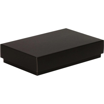 Dárková krabička s víkem 250x150x50 mm, černá