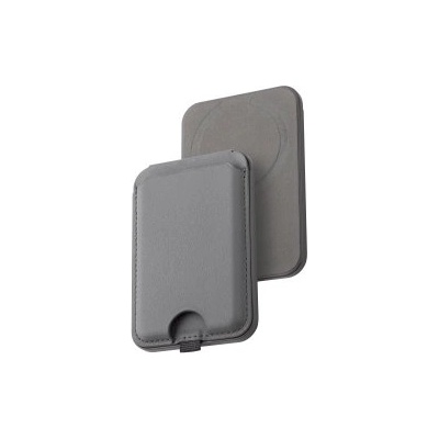 DVICED Leather Magsafe Foldable Cardholder and Stand Grey (DV550006)
