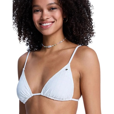 Roxy Island Tiki Triangle bikini top - White (Coconut Milk)